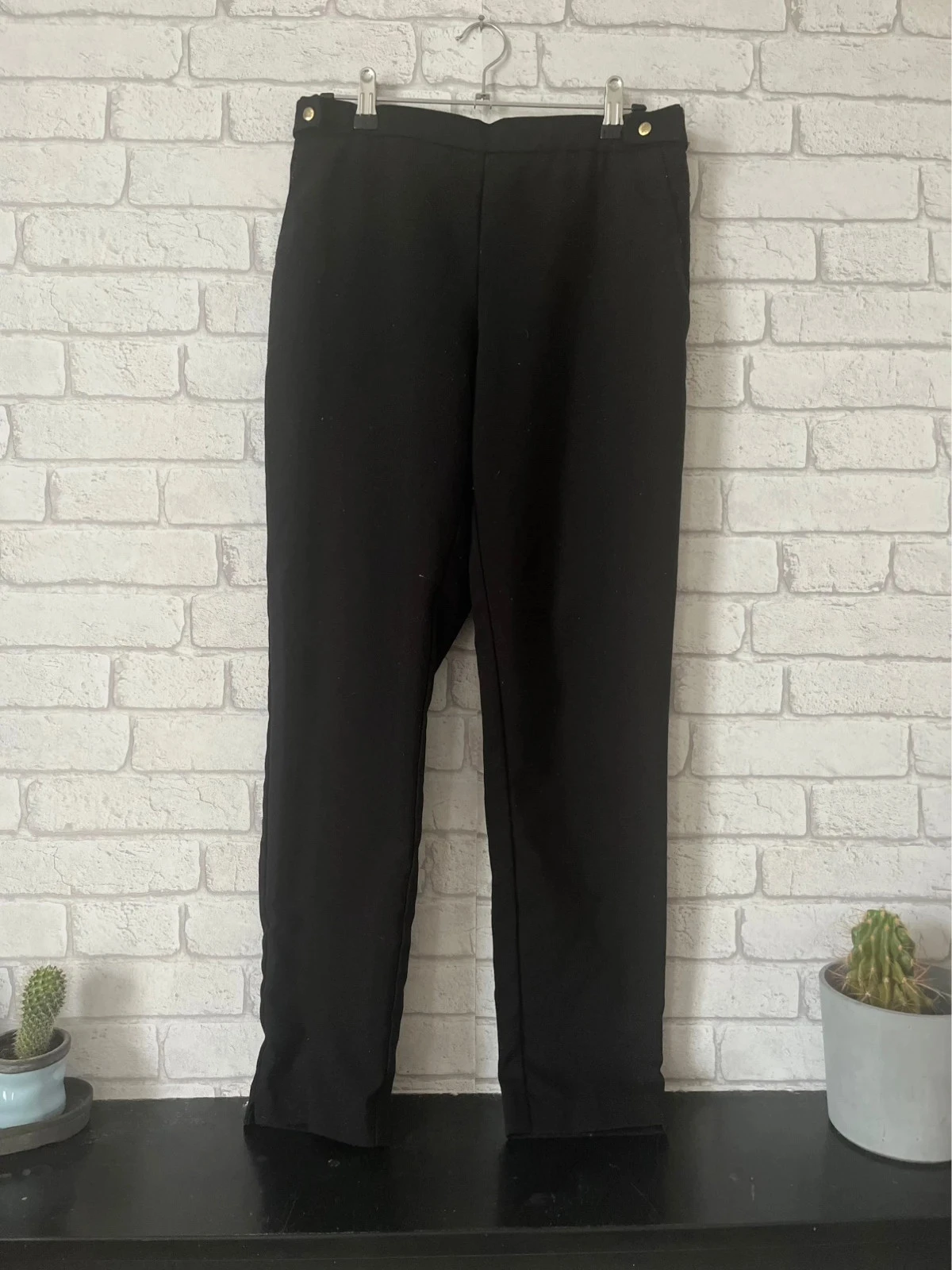 Pantalon noir droit – Taille 38 – KIABI